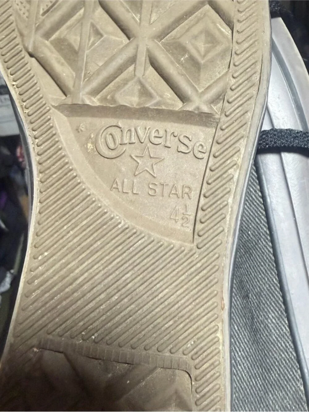 Converse Chuck Taylor All Star High Top Sneakers Charcoal Gray Youth 4.5
